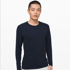 Men’s L Lululemon Metal Vent Tech LS Navy